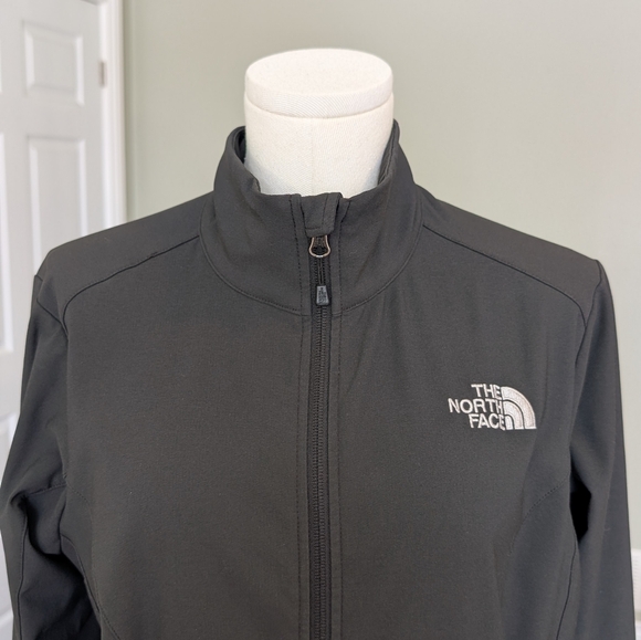 The North Face Apex Bionic Women’s Jacket Graphite Gray Softshell Zip Up Size M - Picture 2 of 16